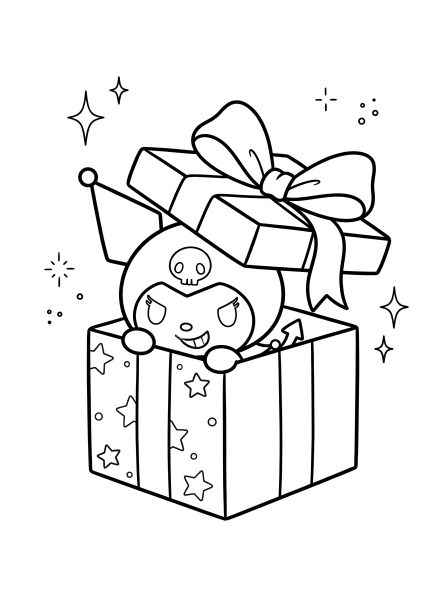 Kuromi in der Geschenkbox