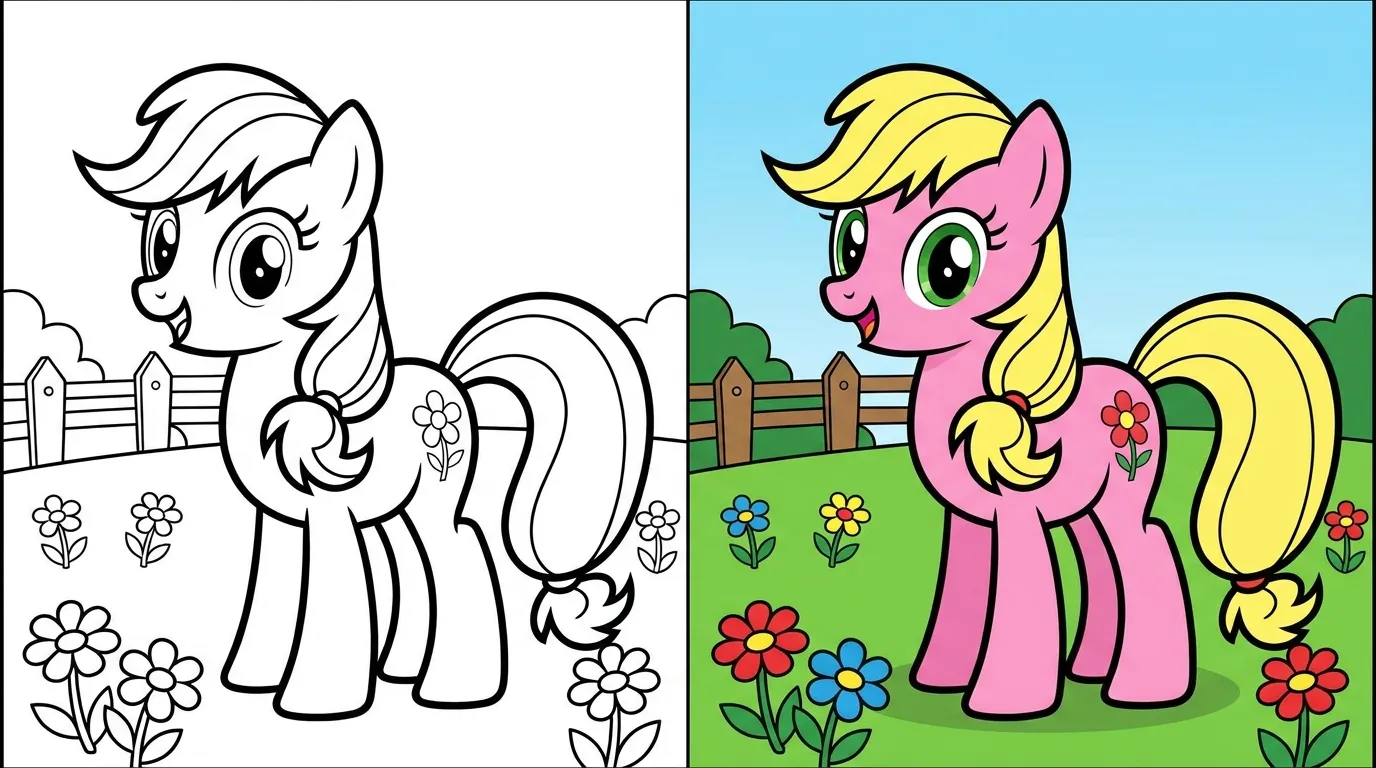 my little pony ausmalbilder Beitragsbild