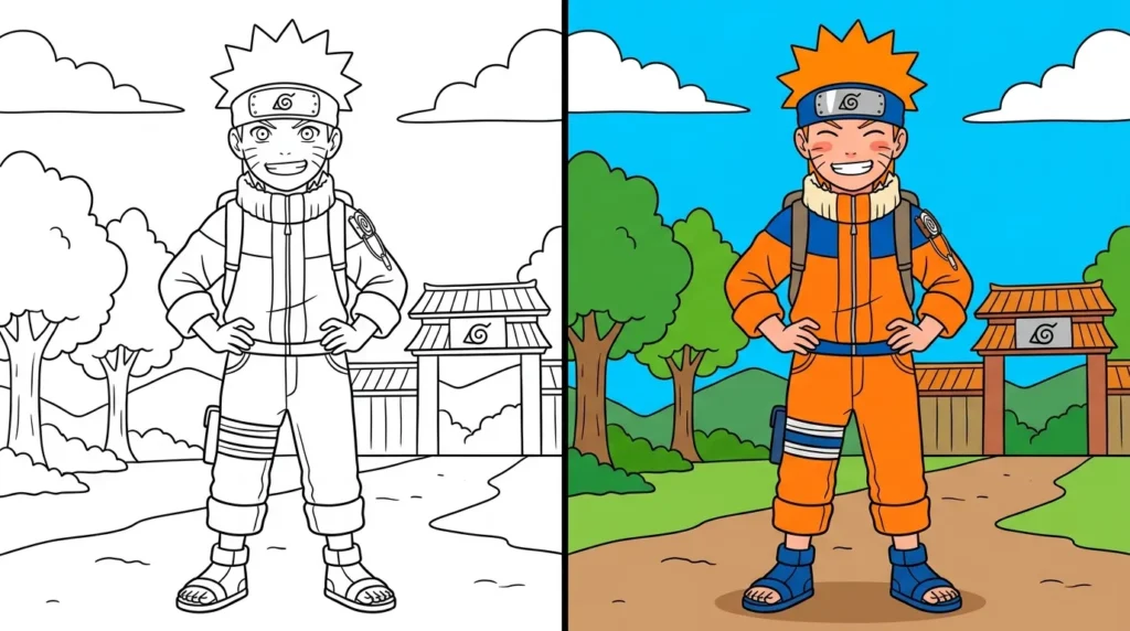 naruto ausmalbilder Ausmalbild