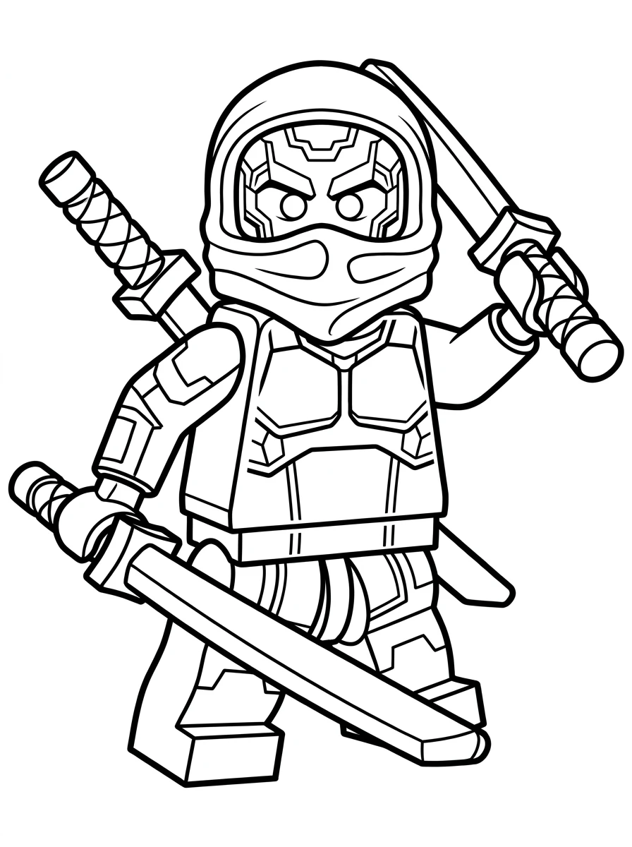 Der Titanium-Ninja aus Ninjago