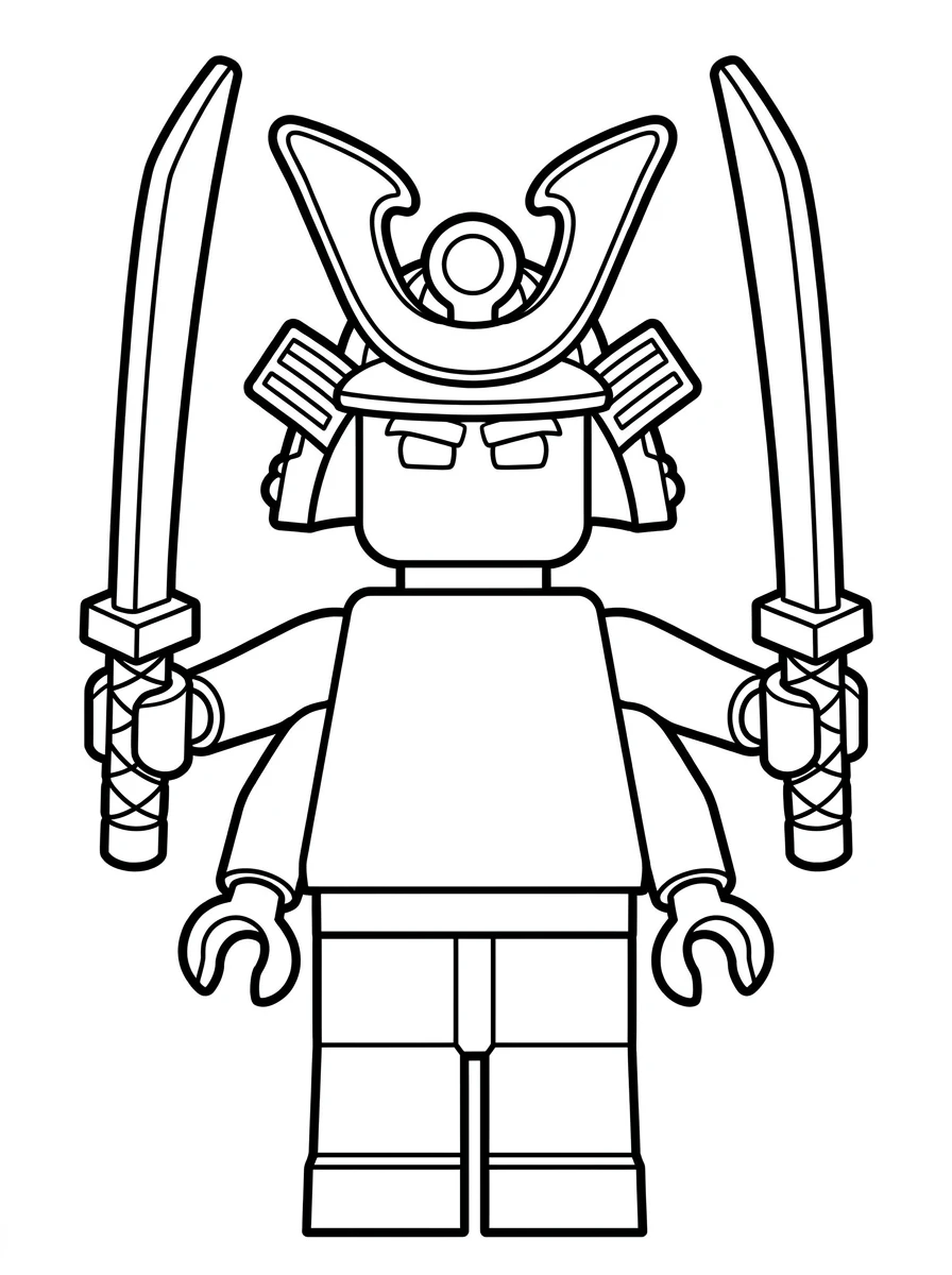 Ninjago Bösewicht mit vier Armen