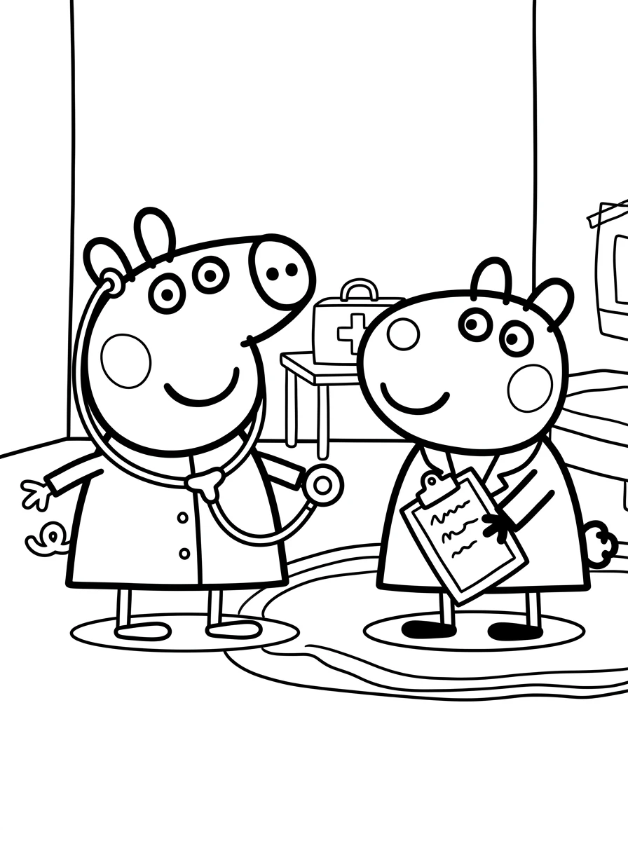 Peppa Wutz spielt Doktor