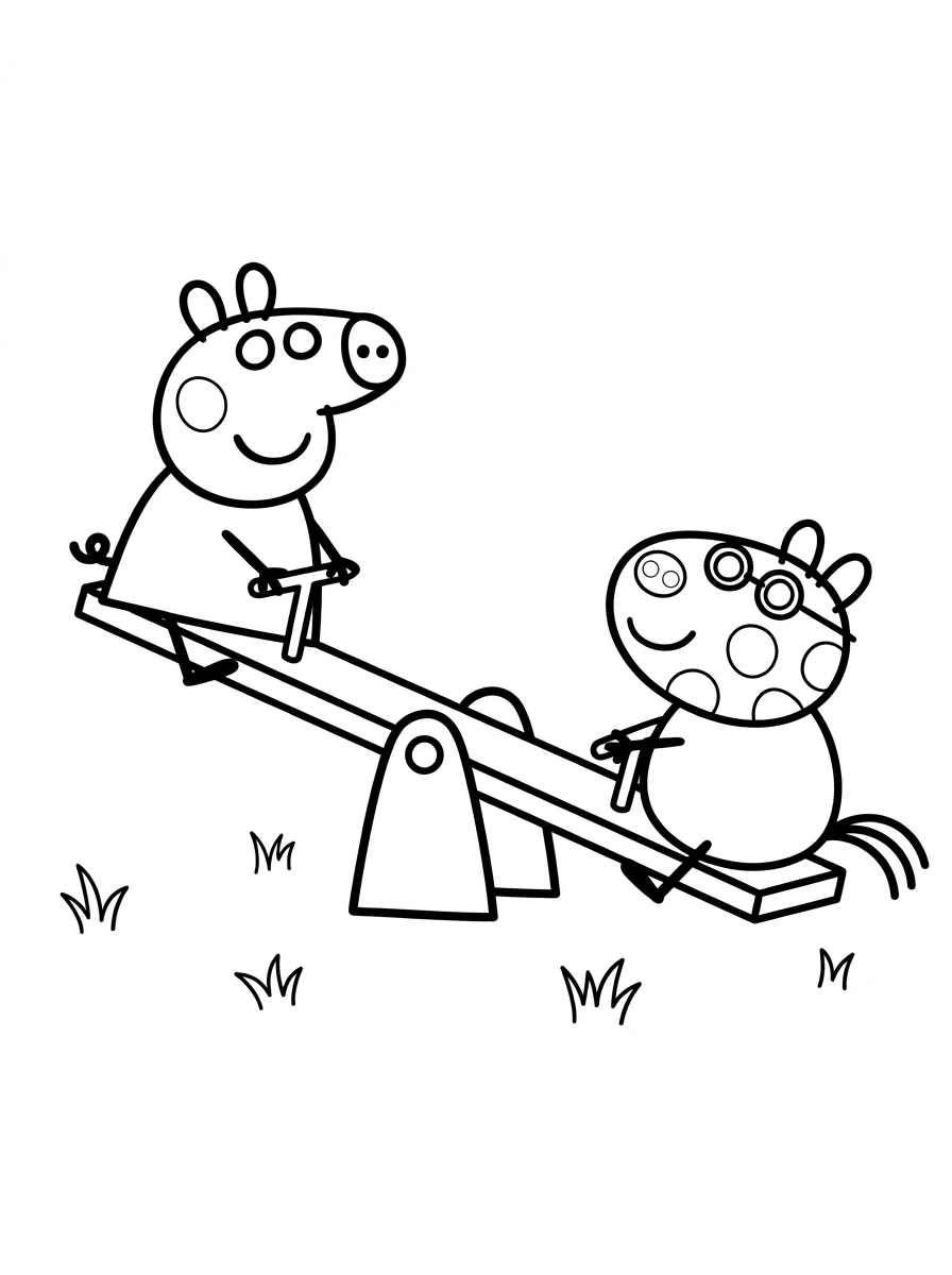 Peppa Wutz und Pedro Pony