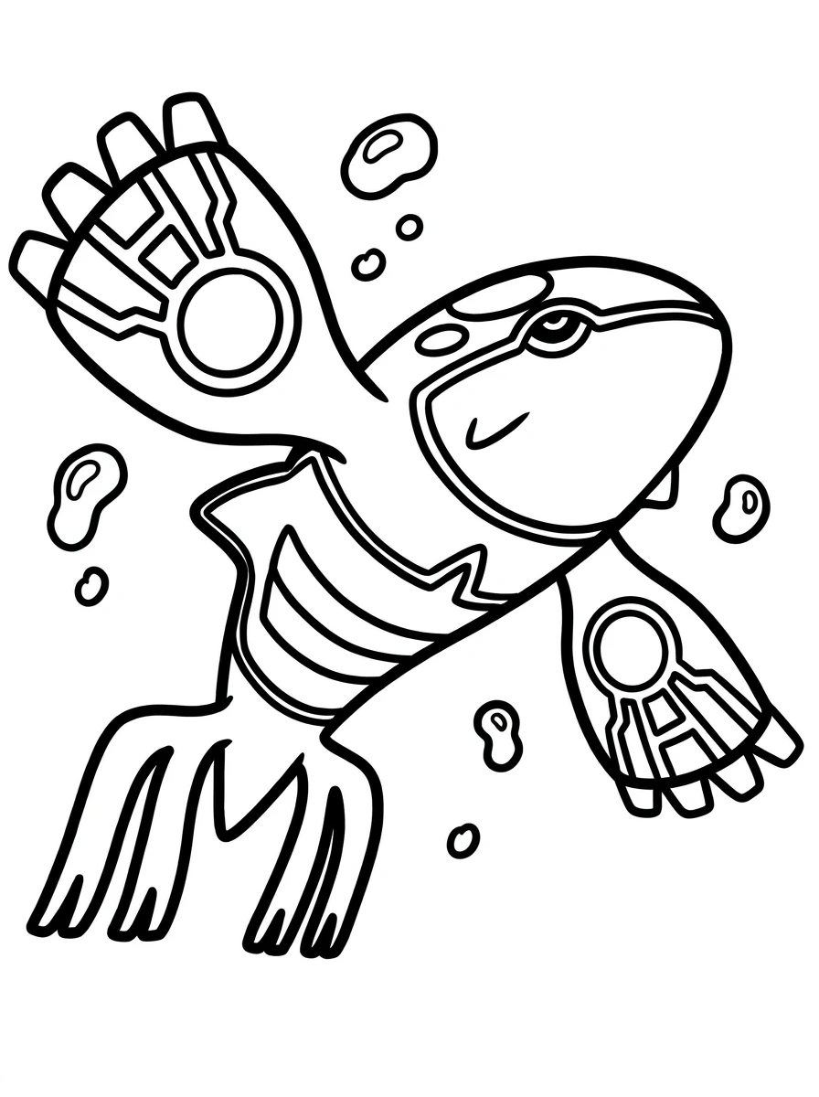 Kyogre im tiefen Wasser