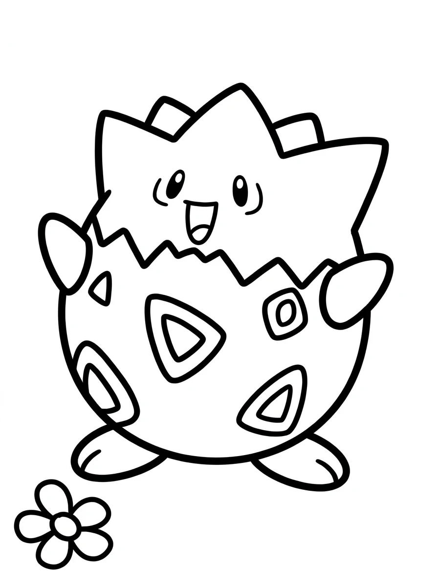 Togepi schlüpft aus dem Ei