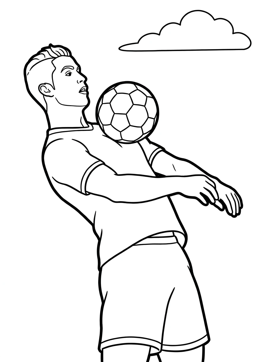 Cristiano Ronaldo an der Eckfahne