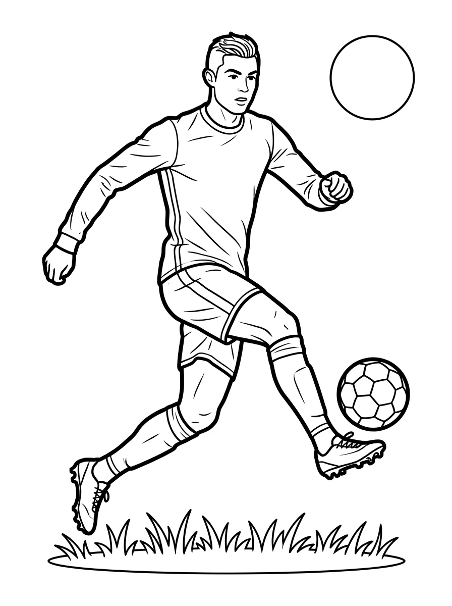 Cristiano Ronaldo beim Volleyschuss