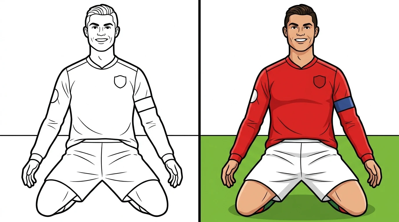 ronaldo ausmalbilder Beitragsbild