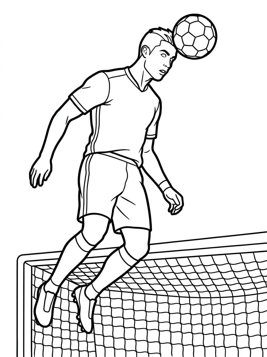 Ronaldo springt zum Kopfball