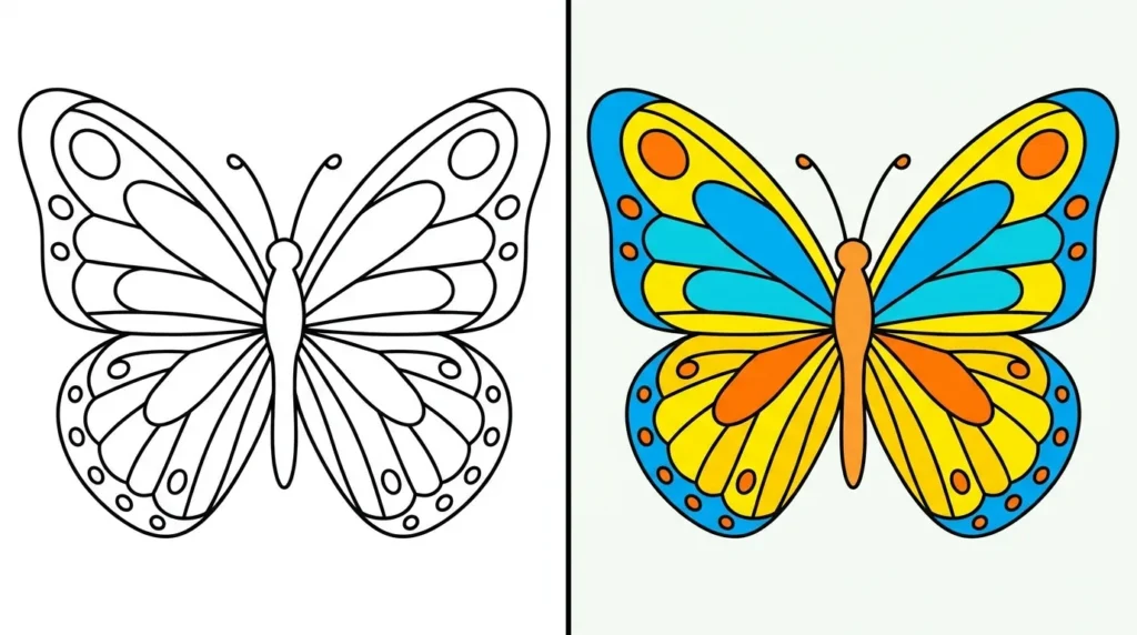 schmetterling ausmalbild Ausmalbild