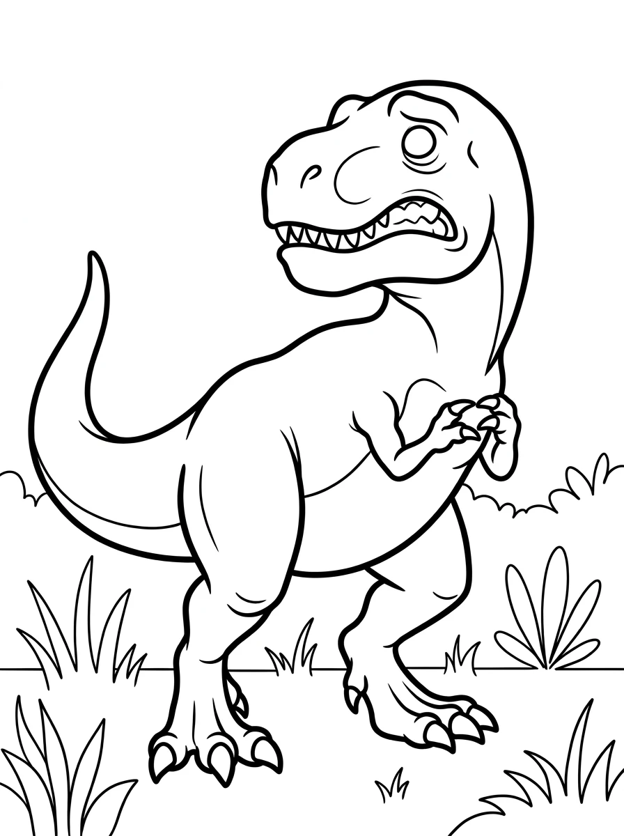 T-Rex versucht zu klatschen