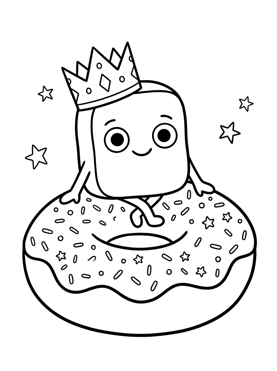 Toca Boca Crumpet auf Donut
