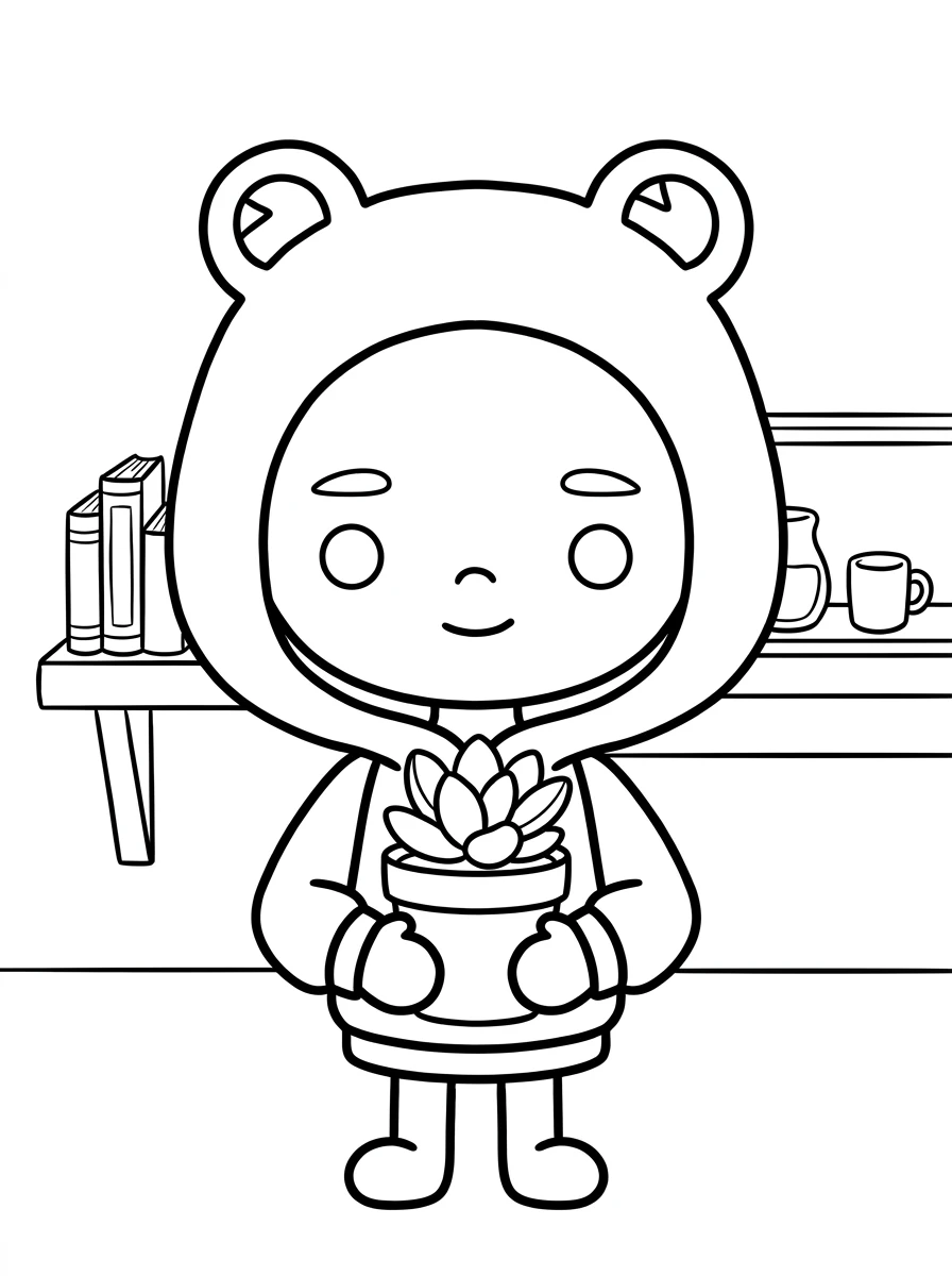 Toca Boca im Frosch-Hoodie